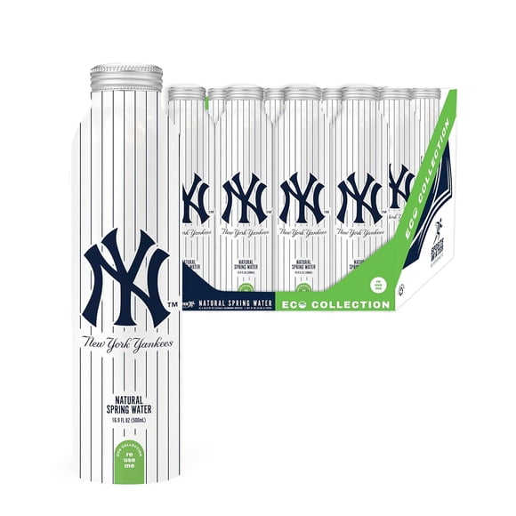 Sport Yankees Eau Bouteille d'Eau en Aluminium, Eau Embouteillée, 12 X 500 ml