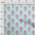 thumbnail image 1 of oneOone Viscose Jersey Fabric Floral Block Printed Craft Fabric BTY 60 Inch Wide, 1 of 5