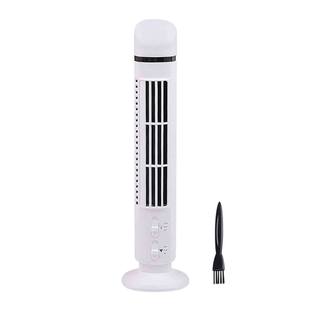 Small Desks for Small Spaces Hot Selling Usb Tower Fan Mini Leafless Tower Conditioner Small Fan Desktop Office Desk Tower Fan Mini Fan Portable