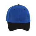 thumbnail image 2 of Two-Tone   Adjustable Baseball Cap, Royal/Black, 2 of 2