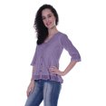 thumbnail image 4 of Moomaya Blouse Ethnique en Coton Peplum Col en V pour Femmes, 4 of 6