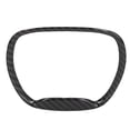thumbnail image 3 of Steering Wheel Frame, Delicate  ABS Plastic Steering Wheel Cover Trim  For Car Black,Red,Carbon Fiber Style, 3 of 8