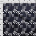thumbnail image 2 of oneOone Polyester Lycra Fabric Geometric Kasuri Fabric Prints By Yard 56 Inch Wide, 2 of 4