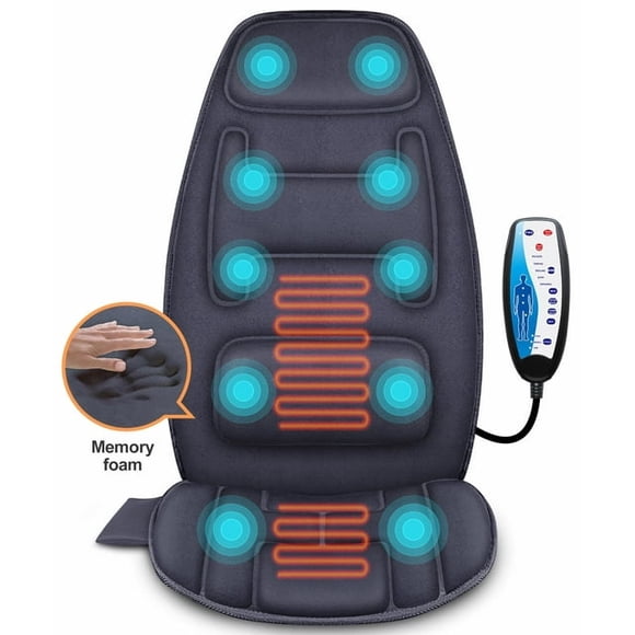Snailax Massage Seat Cushion with 10 Vibration Motors, Back Massage Chair Pad for Back Pain Relief,Gift