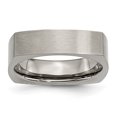 thumbnail image 1 of Bague Carrée en Titane 6mm Satin Taille 12.5, 1 of 6