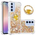 thumbnail image 1 of Case for FOXDOCK Sansung Galaxy A16 Full Corner Protection Glitter Phone Case with Ring Holder, 1 of 4