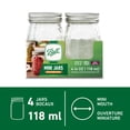 thumbnail image 1 of Ball Mini Storage Jars, 118 mL (4 oz), 4 Count, 1 of 6