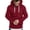 Red, variant on LUOGENLI Hoodies for Men Zip up Navy Blue Mens Casual Hoodie Splicing Large Size Sweater Men's Fashion Hoodies & Sweatshirts Graphic Army Green Size L