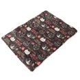 thumbnail image 2 of <p>Dog Car Quilt, Pet Blanket Machine Washable Thick Flannel Lambswool Cute Pattern Warm  For Puppy For Cat</p>, 2 of 7
