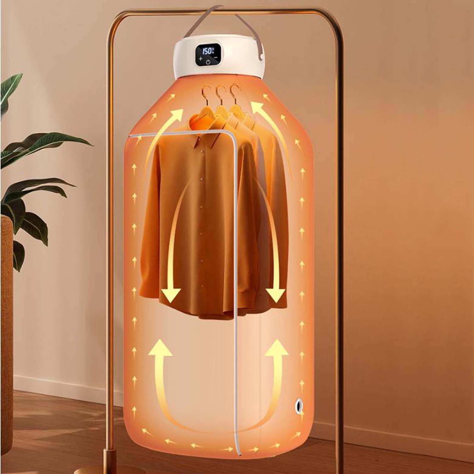 Matoen Foldable Dryer with Timer Intelligent Timed Dryer for Underwear and Baby Socks