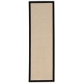 thumbnail image 1 of Athena Natural Wool & Black PU 2'6" x 12' Runner, 1 of 4