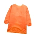 thumbnail image 1 of Kids Smock Painting Drawing Bib Waterproof Apron Orange_M 90-150cm, 1 of 3