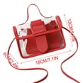 thumbnail image 3 of RXIRUCGD Clear Purses For Women-PVC Messenger Handbag Transparent Crossbody Purse Bag For Concert Sports Events & Amusement, 3 of 6