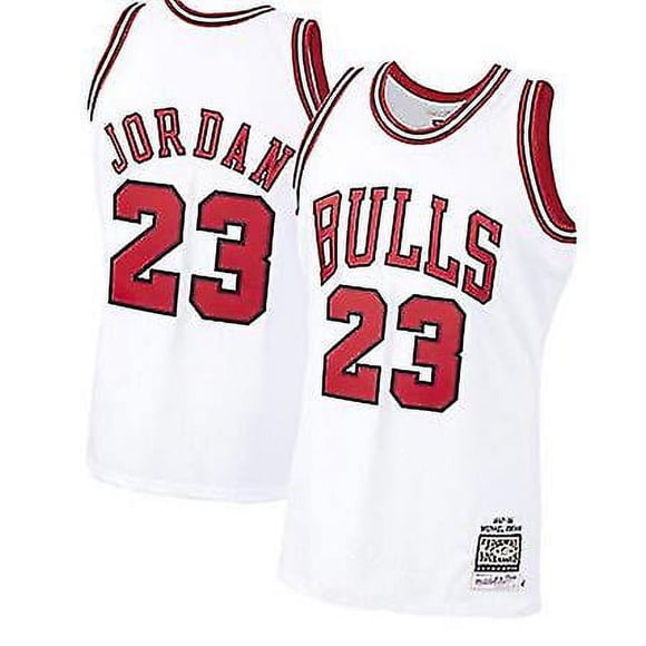 Nba Maillot Bulls 23 Rétro Brodé Maillot de Basketball_h
