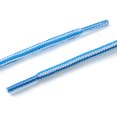thumbnail image 4 of INSPIRE CHIC Unisex Round Rope Dual Colored Striped 1/5 Thick Boot Shoelace 120cm / 47.24" White Blue, 4 of 4