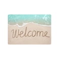 thumbnail image 1 of Floor Rug Summer Beach Bathroom Rug Mat Welcome Ocean Coastal Doormats Outdoor Indoor Non Front Door Mat Entry Door Rugs For Balcony Yard Entryway 32"x20" Work Blanket Outdoor Throws 5x5 Rug Blanket, 1 of 5