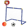 thumbnail image 2 of ZLight Basketball Hoop With Soccer Goal Net 2 In 1 Sports Goal Board Offers Fun Indoor Outdoor Activities Yards, 2 of 6