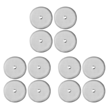 12 Pcs Maille de Filtre à Café de Remplacement en Acier Inoxydable 4 Po, pour Cafetières à Pression Française et Machines à Thé de 1000 ml, 8 Tasses