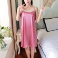 thumbnail image 4 of Dealovy Nuisettes pour Femmes à Bretelles Spaghetti Sans Manches Robe de Nuit Douce et Confortable Tenue de Nuit Courte Robe de Nuit Débardeur, 4 of 7