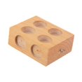 thumbnail image 2 of Bunblic Wood Slopes Friction Block Inclined Plane Slider Professional Physics Experiment Portable Wooden Friction Block for Children 6 Hole, 2 of 8