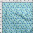 thumbnail image 4 of oneOone Rayon Green Fabric Travel Craft Projects Decor Fabric Printed By The Yard 56 Inch Wide, 4 of 5