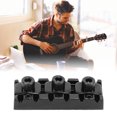 thumbnail image 4 of Guitar String Locking Nut Set, Guitar Locking Nut Sturdy 1.67in Lightweight  For Maintenance Silver,Black, 4 of 8
