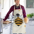 thumbnail image 1 of WIFKLSIIPG Festival Printed Linen Sleeveless Apron Kitchen Oil and Stain Sleeveless Cover Kitchen Apron, 1 of 8