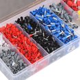 thumbnail image 1 of Ymiko Industrial Accessories,Terminal Kit,1200Pcs Wire Ferrules Crimping Cold Pressed Terminal Electrical Industrial Accessories, 1 of 7