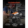 thumbnail image 2 of VEVOR 20V 5-Inch Deep Cut Variable Speed Brushless Portable Cordless Band Saw Kit, 2 of 9