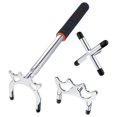 thumbnail image 3 of serony Stainless Cue For Easy Installation Durable Fixing For Billiards Bridge With Retractable No Tools Holder 1 Head 1 Low 1 Rod 3 Heads, 3 of 5