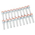 thumbnail image 4 of Raccords de Barbes de Boyau Réfrigérant, Haute Résistance 20 Pcs Raccords de Barbes de Boyau AC Antirouille Universels Structure Robuste Aluminium Résistant aux Produits Chimiques pour Camions pour Voitures 5/8 Po,1/2 Po,3/8 Po, 4 of 7