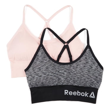 Reebok Ladies' 2 Pack Seamless Longline Bralettes