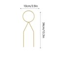thumbnail image 2 of Small Metal Trelli For Potted Plants Gold Trelli For Climbing Plants Indoor Mini Trelli For Potted Plants Support Stake House Plants Trelli For Garden Potted, 2 of 3