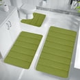 thumbnail image 4 of EQWLJWE Summer Savings!Bathroom Rugs Sets 3 Piece Memory Foam,Soft Absorbent Memory Foam Bath Mats Set,Dry Fast Bath Mat,Machine Washable Bath Rug Set for Bathroom, 4 of 9