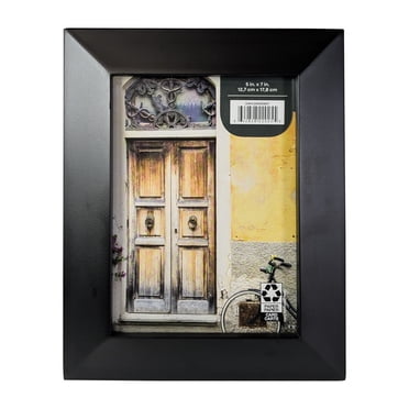 Cadre photo biseauté Hometrends 5 x 7 pouces, noir