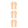 thumbnail image 1 of Decodeary 1Pair Female Mannequin Hand Multifunctional for Ring Finger Props Photograph Beige Height 8.46 Inch 3Set, 1 of 6