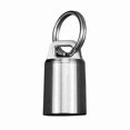 thumbnail image 1 of Tiny Titanium Keychain Pill Holder Case Waterproof Fob Travel Pocket Organizer, 1 of 9