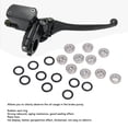 thumbnail image 3 of 10pcs Motorcycle Brake Oil Pump Sight Glass, Brake Master Cylinder Reservoir Sight Gasket Set with O Ring, Motorcycle Front Rear Brake Clutch Master for Most Motorcycles And ATVs, 3 of 7