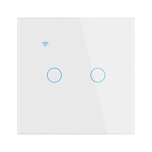 Nouvel Interrupteur Mural Tactile Intelligent Wi-Fi Panneau en Verre pour AlexaGoogle Home