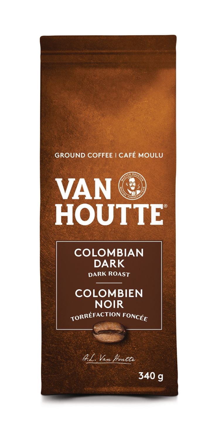 Van Houtte Colombian Dark, Dark Roast, Ground Coffee
