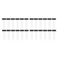 thumbnail image 3 of Maytalsory 12piece Convenient Plant Labels For Easy Identification Made With Durable Metal Metal Plant Label Garden Markers black 2Set, 3 of 6