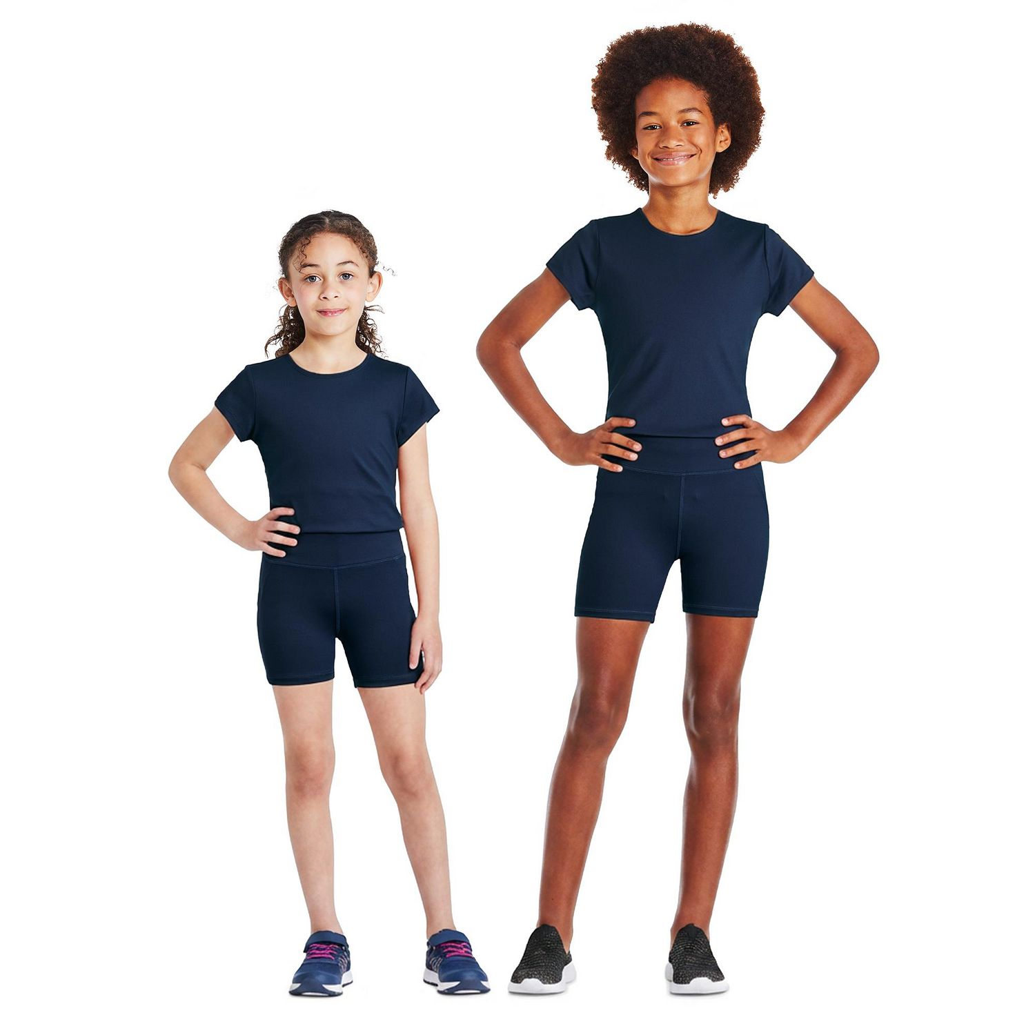 Short de compression Athletic Works pour filles