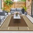 thumbnail image 4 of Gaderth Outdoor Rug 9x18 Waterproof Patio Rug, Reversible Plastic Straw Outdoor Carpet, Foldable Portable RV Camping Mat for Porch Balcony Deck Front Door Beach Picnic Camper, 4 of 9