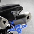 thumbnail image 3 of Motorcycle License Plate Holder, Motorcycle License Plate Holder Bracket, Adjustable Telescopic Aluminum Alloy with LED Light, 3 of 7