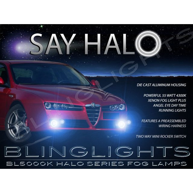 Pour Feux de Brouillard Halo à LED 2005 2006 2007 2008 2009 2010 2011 Alfa Romeo 159