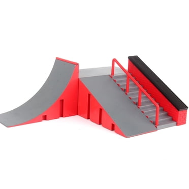 Kit de Parcs de Skate Jouets Pièces de Rampe pour Planche à Doigts Rampe de Fingerboard Parcs de Skate