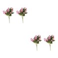 thumbnail image 4 of ZheElen 2pcs Artificial Silk Daisy Flowers Low Maintenance And For Home Faux Flowers purple 2Set, 4 of 6