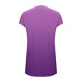 thumbnail image 5 of LOVZFMLL Robes d'Été pour Femmes T-Shirt Décontracté Ample Robe Droite Col en V Manches Courtes Basique Tenues Quotidiennes Violet B TG, 5 of 5