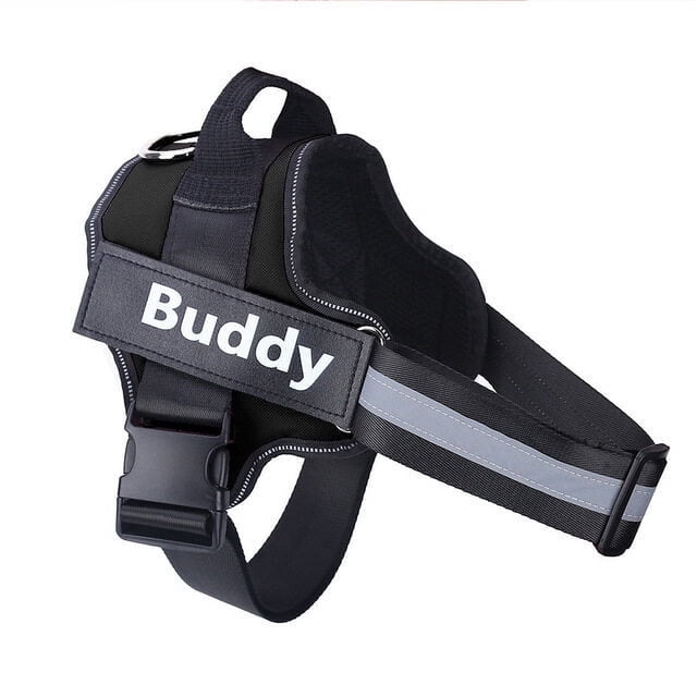 Personalized Dog Harness no pull Reflective Pet Harness with Handle For Dog Vest Outdoor Dog Harness Vest With Name Custom Patch