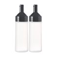 thumbnail image 1 of veasfak 2Pcs Condiment Dispenser Tomato Ketchup Bottle Empty with Cap Supplies Container 500mL Black, 1 of 9
